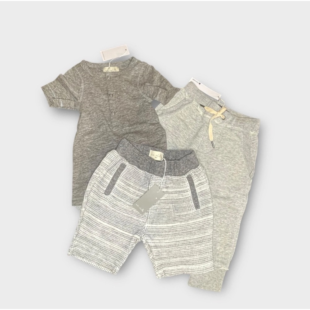 Miki Miette Bundle of 6m unisex‎ clothes NWT lounge comfy baby